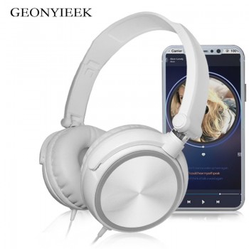 New Wired Headphones With Microphone Over Ear Headsets Bass HiFi Sound Music Stereo Earphone For iPhone Xiaomi Sony Huawei PC