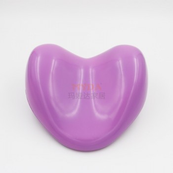 2016 Home Bathroom Supplies Bath Pillow PU Covering Heart-shaped Bath Pillows With 3 Suction Cups