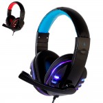 CH1 stereo headphone headset casque Deep Bass Computer Gaming Headset PS4 with Mic LED Light for PC Game Gamer Earphone