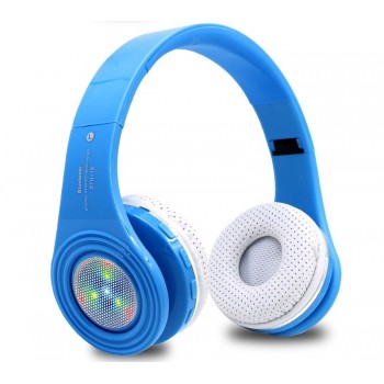 TOPROAD Glowing Bluetooth Earphones Fone de ouvido Headphones Stereo Bass Headsets built-in Mic LED TF FM Radio for Phones PC