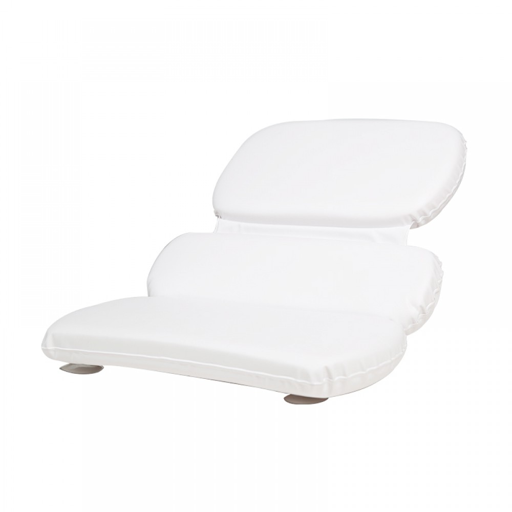 IHAD SPA Cushion Bath Pillow Non-slip Bathtub Headrest Soft Waterproof Bath Pillows with Suction Cups 48x38cm