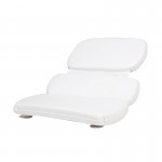 IHAD SPA Cushion Bath Pillow Non-slip Bathtub Headrest Soft Waterproof Bath Pillows with Suction Cups 48x38cm