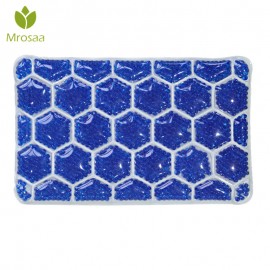 Mrosaa PVC Crystal Mud Bath Pillows Waterproof Suction Cup Bathroom SPA Neck Bathtub Cushion Soft Headrest Bathtub Pillows