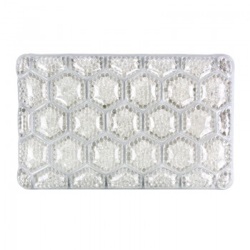 Mrosaa PVC Crystal Mud Bath Pillows Waterproof Suction Cup Bathroom SPA Neck Bathtub Cushion Soft Headrest Bathtub Pillows