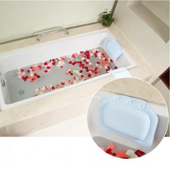 Bathroom Supplies Headrest Waterproof Bathtub Spa Bath Pillow With Suction Cups Head Neck Rest