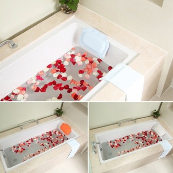 Bathroom Supplies Headrest Waterproof Bathtub Spa Bath Pillow With Suction Cups Head Neck Rest