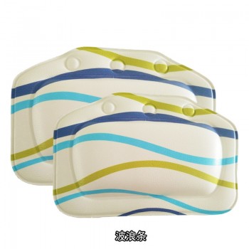 Bathroom Supplies Headrest Waterproof Bathtub Spa Bath Pillow With Suction Cups Head Neck Rest
