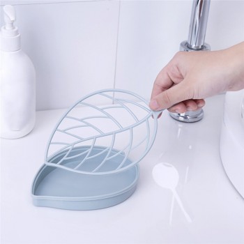 2018 Bathroom Accessories Home amp; Living  Leaf Shape Soap Box Dish Storage Plate Tray Holder Case Container