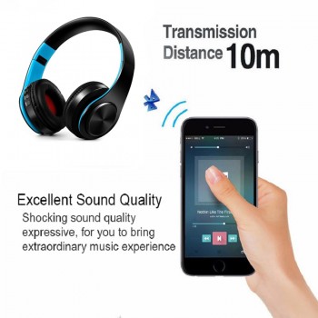 Wireless Headphones Bluetooth Headphone Foldable Headset Music Stereo Bass Earphones With Microphone For PC mobile Phone Mp3
