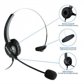 PROMOTION!!Office Headset Headphone with Mic ONLY for CISCO IP Phones 7940 7960 7970 7821 7841 7861 8851,8861 8941,8945,8961 etc