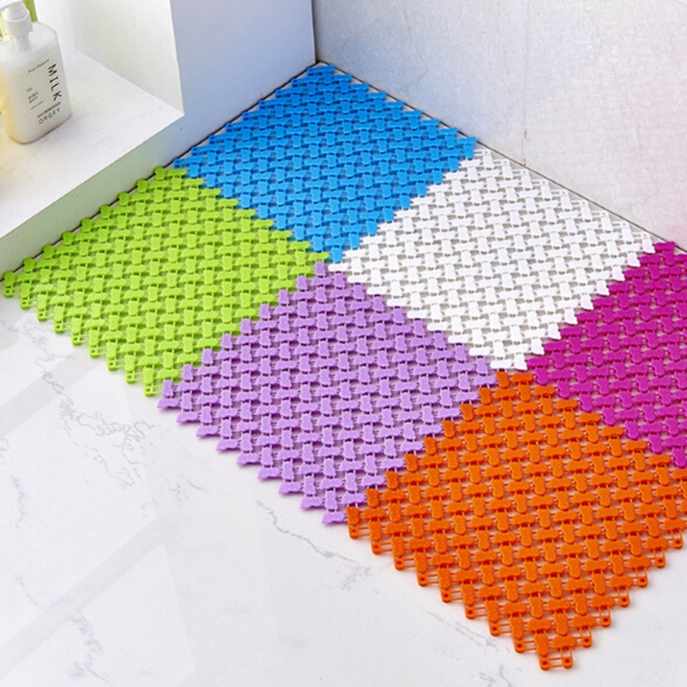 New PVC Bath Mat Eco-Friendly Bathroom Anti - Slip Plastic Pad Mat for Bathroom Toilet Kitchen Swimming Pool