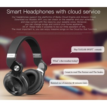 Smart Headphones T2+ T2 Plus Bluetooth Headphone BT 5.0 Super Bass Music Headphone Supports Audio line-in FM Memory Card