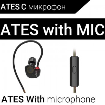 KZ ATES In-Ear Earphone ATE HiFi Earphones ATR Earphone With Mic HD9 Copper Driver Earphone For Running With Microphone