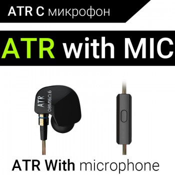 KZ ATES In-Ear Earphone ATE HiFi Earphones ATR Earphone With Mic HD9 Copper Driver Earphone For Running With Microphone