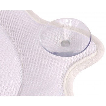 Spa Bath Pillow Luxury Bath support Pillow Cushion 5 Suction Cups NEW