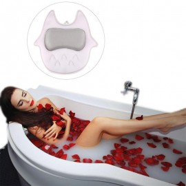 3D Nonslip Bathtub Pillow With 5 Powerful Suction Cups Home Spa Pillow To Support Head Neck Back And Shoulders