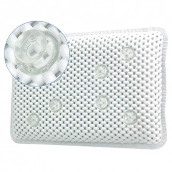 LIVING SMART PVC Foam Waterproof Sponge Spa Bath Pillow Waterproof Bathtub Shampoo Pillow Cushion