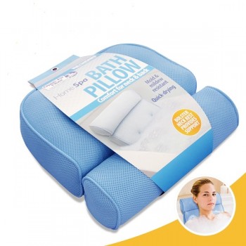 Bathtub Cushions Pillow 3D  Tub With Sucker Anti-skid Bathing Cushions Bath Pillows Non-slip type Bathroom Products