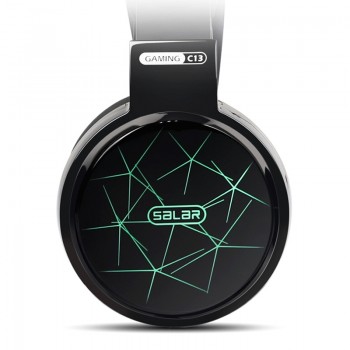 Salar C13 Gaming Headset Deep Bass Gaming Headset Computer headphones earphones with microphone for pc LED light