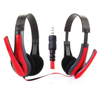 NEW Computer Laptop PC Game Headphone 3.5MM Wired Playing Gaming Voice Call With Microphone Adjustable Headsets Audifonos
