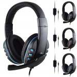 SOONHUA 3.5mm Wired Gaming Headset Deep Bass Game Headphone Professional Computer Gamer Earphone With HD Micr for Computer PC