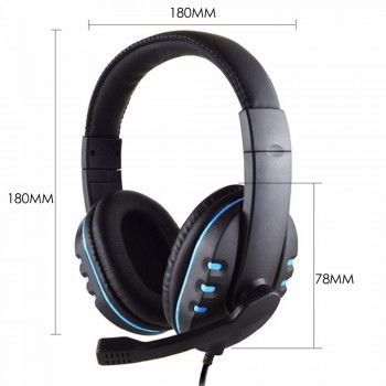 SOONHUA 3.5mm Wired Gaming Headset Deep Bass Game Headphone Professional Computer Gamer Earphone With HD Micr for Computer PC