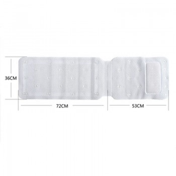 Pvc Foam Bath Mat Hollow With Pillow Suction Cup Anti-skid Bath Mat Universal Bath Mat Can Be Hung Bathroom Accessories
