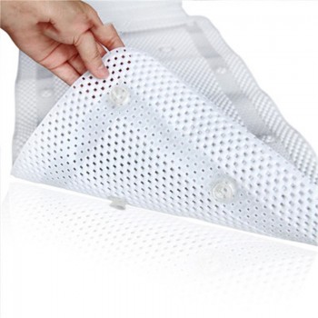 Pvc Foam Bath Mat Hollow With Pillow Suction Cup Anti-skid Bath Mat Universal Bath Mat Can Be Hung Bathroom Accessories