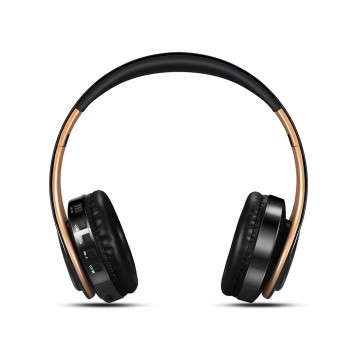 Men gift Gold Wireless headphones Bluetooth earphone Stero headset with Build-in MIC with 3.5mm jack for Xiaomi Samsung IPHONE