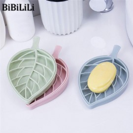 2018 Bathroom Accessories Home amp; Living Leaf Shape Soap Box Dish Storage Plate Tray Holder Case Container