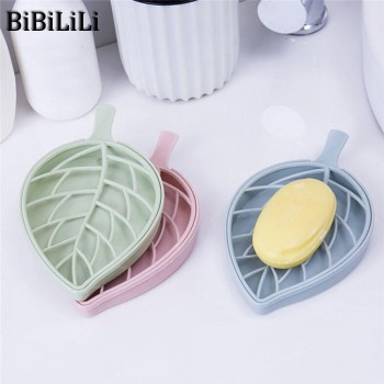 2018 Bathroom Accessories Home amp; Living Leaf Shape Soap Box Dish Storage Plate Tray Holder Case Container