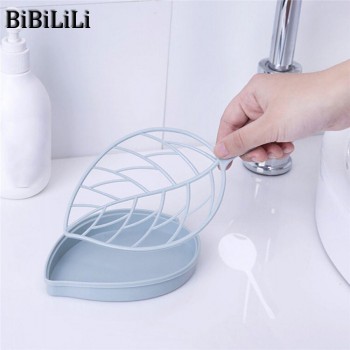 2018 Bathroom Accessories Home amp; Living Leaf Shape Soap Box Dish Storage Plate Tray Holder Case Container