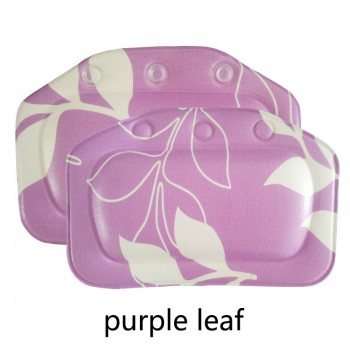 1PC PVC Foam Bath Pillow Bathtub Pillow Waterproof Bathroom Accessories Tub Headrest Spa Bath Pillows Sponge Head Cushion