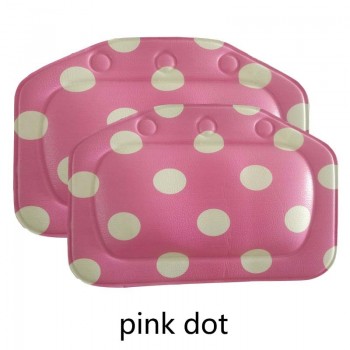 1PC PVC Foam Bath Pillow Bathtub Pillow Waterproof Bathroom Accessories Tub Headrest Spa Bath Pillows Sponge Head Cushion