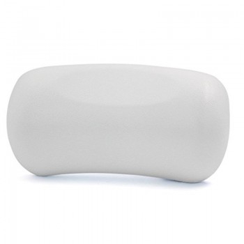 Top quality Eco-friendly flexible PU bath pillow bathtub spa pillow headrest Bathroom supplies with silica gel suction cups