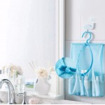 2018 Bathroom Accessories Home amp; Living Bathroom Storage Clothespin Mesh Bag Hooks Hanging Bag Organizer Shower Bath New