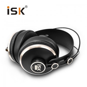 Original ISK HD9999 Pro HD Monitor Wired Headphones Fully enclosed Monitoring Earphone DJ/Audio/Mixing/Recording Studio Headset