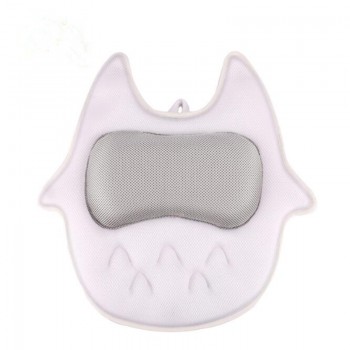 2019 New SPA Cartoon Bath Pillow Eco-Friendly Bathroom Comfortable Neck Bathtub Cushion Soft Headrest with Suction Cup