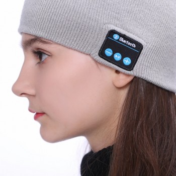 Fashion Beanie Hat Cap Wireless Bluetooth Earphone Smart Headset Speaker Mic Winter Outdoor Sport Stereo Music Hat 18Nov28