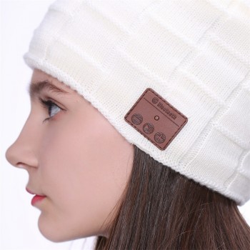 Fashion Beanie Hat Cap Wireless Bluetooth Earphone Smart Headset Speaker Mic Winter Outdoor Sport Stereo Music Hat 18Nov28