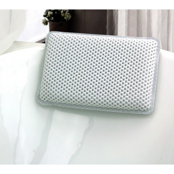 Non-Slip Cushion Bath Tub Spa Pillow PVC Pillows Bath Headrest Great Relaxing Bathtub Suction Cup YS-04