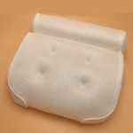 High Quality Thickened Bath Pillow Soft SPA Headrest Bathtub Pillow With Backrest Suction Cup Neck Cushion Bathroom Accessories