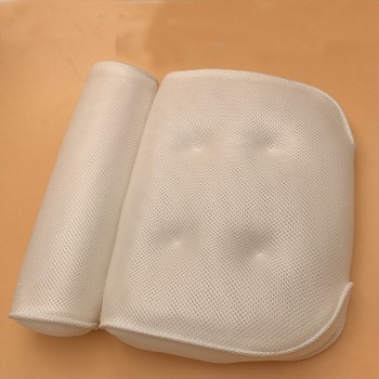 High Quality Thickened Bath Pillow Soft SPA Headrest Bathtub Pillow With Backrest Suction Cup Neck Cushion Bathroom Accessories
