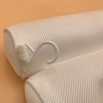 High Quality Thickened Bath Pillow Soft SPA Headrest Bathtub Pillow With Backrest Suction Cup Neck Cushion Bathroom Accessories