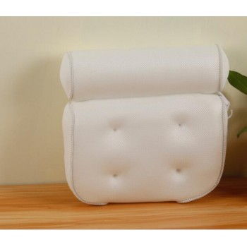 High Quality Thickened Bath Pillow Soft SPA Headrest Bathtub Pillow With Backrest Suction Cup Neck Cushion Bathroom Accessories