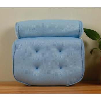 High Quality Thickened Bath Pillow Soft SPA Headrest Bathtub Pillow With Backrest Suction Cup Neck Cushion Bathroom Accessories
