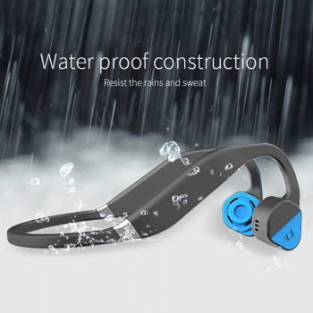 Vidonn F1 Titanium Bone Conduction Headphones IP55 Waterproof Outdoor Sports Headset Wireless Bluetooth Earphone with Microphone