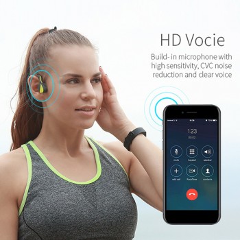 Vidonn F1 Titanium Bone Conduction Headphones IP55 Waterproof Outdoor Sports Headset Wireless Bluetooth Earphone with Microphone