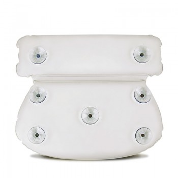PU Foams Bathtub Pillow Spa Supplie Bathtub Pillow Eco-Friendly Waterproof Comfortable  Sucker Bath Head Pillow 36X31cm