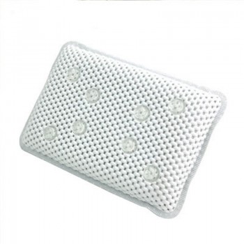 Sponge Non-slip Bath Mat Suction Cup Bathtub Pillow SPA Neck Pillow Can Be Hung Bathroom Accessories Easy To Clean